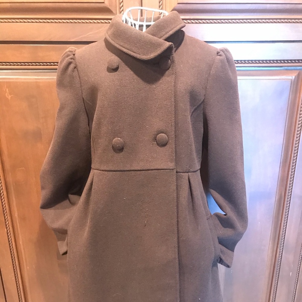 Old navy brown pea coat